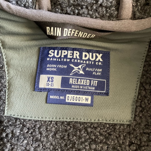 Women’s Carhartt Super Dux Jacket Size XS Elm Green NWT - Picture 9 of 13